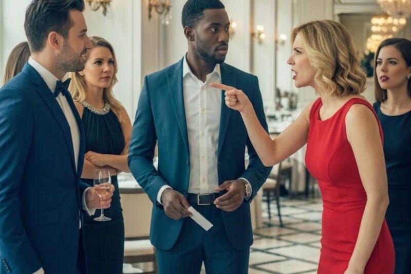 Una pareja se apoderó de la mesa VIP de un director ejecutivo negro; se hizo el silencio cuando él dijo: “Soy el dueño de este lugar”.