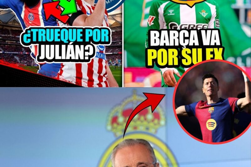 Terremoto en el mercado: El plan maestro del PSG por Julián Álvarez y Valverde, el adiós de Lewandowski y la tensión con Vinícius en el Madrid