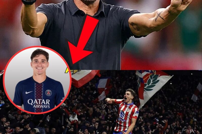 La oferta histórica que espera Atlético Madrid para vender a Julián Álvarez: la guerra entre Barcelona y PSG