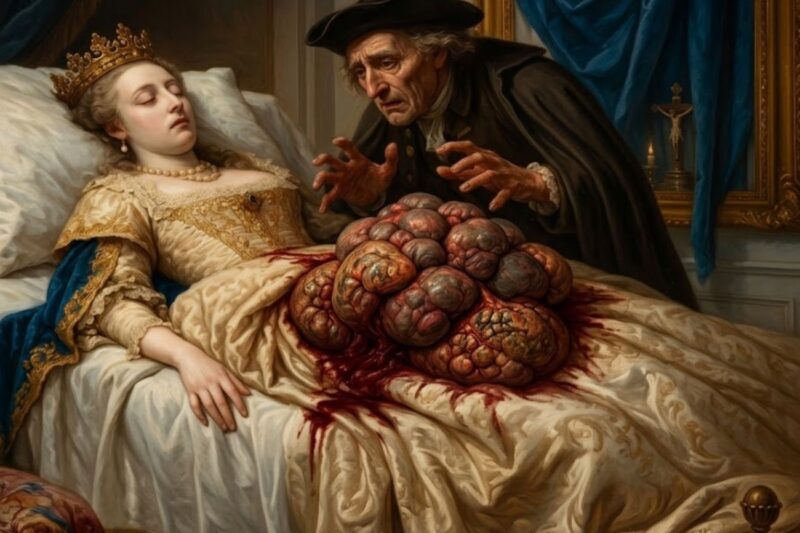 UTÉRUS MAUDIT : Les médecins secrets TERRIFIANTS découverts à l’intérieur de la reine