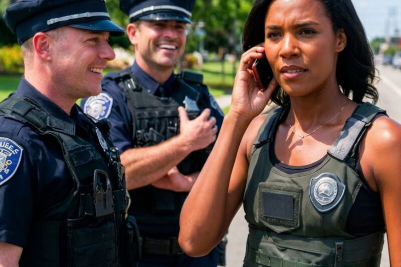 Policías racistas esposan a una generala negra; su llamada al Pentágono arruinó sus carreras.