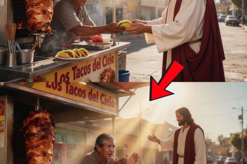 UN TAQUERO POBRE ATENDIÓ A UN CLIENTE SIN COBRAR PERO ERA JESÚS EN PERSONA 1
