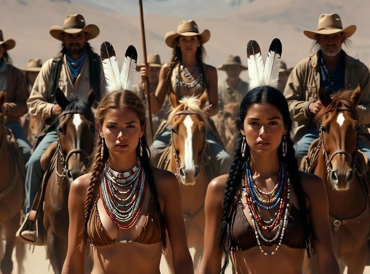Un vaquero salvó al heredero del jefe apache y pensó que saldría vivo del campamento… pero al amanecer le ordenaron escoger entre 20 novias, y su decisión desató una venganza que nadie esperaba