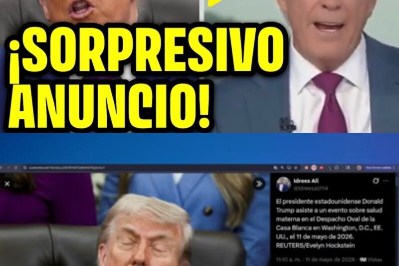 ¡SORPRESIVO ANUNCIO! Viene DIRECTAMENTE de Trump