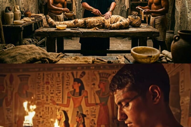 Dentro de una Momificación en el Antiguo Egipto Hace 3.000 Años (Reconstrucción con IA)