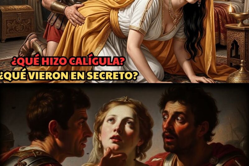 Lo que el emperador Calígula hizo a las mujeres nobles de Roma horrorizó hasta a su guardia.