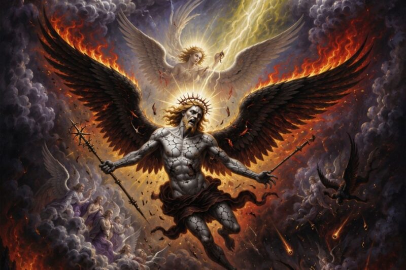 Cuando el ángel más brillante del cielo dijo “No”… ¿Cayó Lucifer o fue su orgullo el que creó a Satanás?
