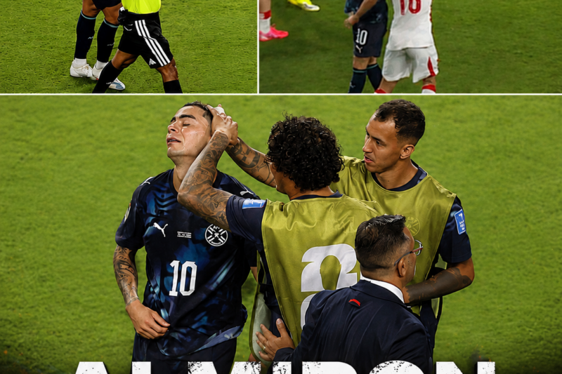 ALMIRON Y LA HISTÓRICA TARJETA ROJA EN LA COPA DEL MUNDO