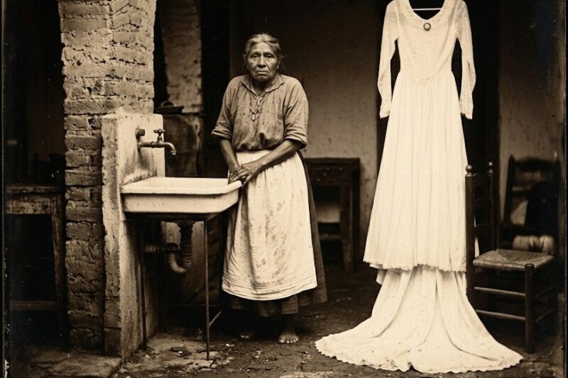 EL VESTIDO DE LA NOVIA ETERNA: UNA TELA MANCHADA POR EL DESTINO