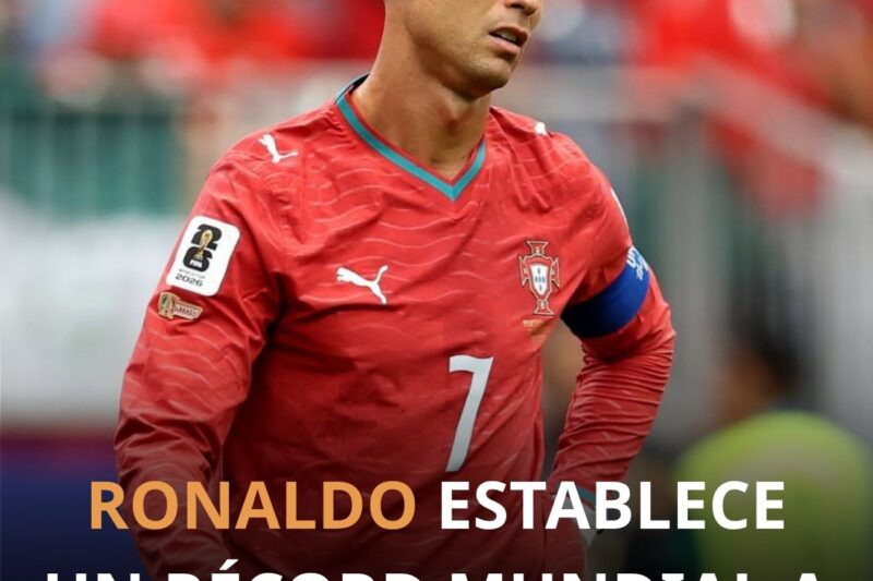 RONALDO ESTABLECE UN RÉCORD MUNDIAL A LOS 41 AÑOS
