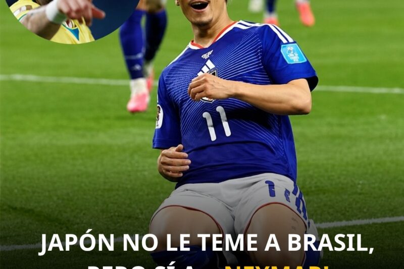 ⚽ Japón no le teme a Brasil, ¡pero sí a… Neymar!