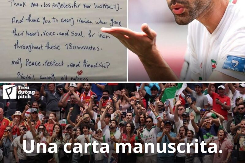 Una carta manuscrita. Unas pocas líneas sencillas.